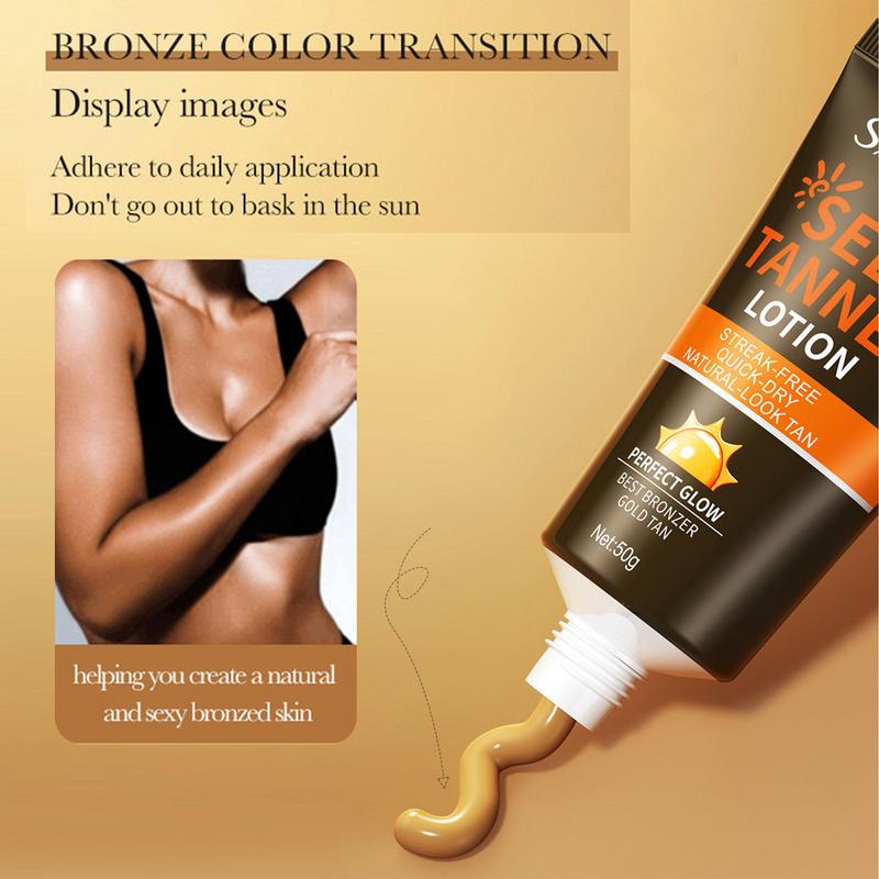 SADOER Moisturizing Self-Tanning Cream and Body lotion