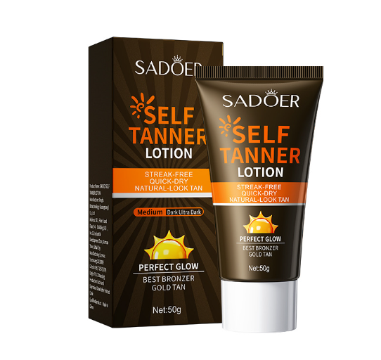 SADOER Moisturizing Self-Tanning Cream and Body lotion