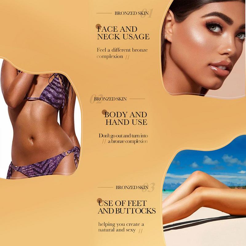 SADOER Moisturizing Self-Tanning Cream and Body lotion