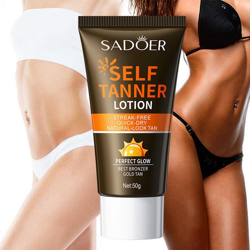 SADOER Moisturizing Self-Tanning Cream and Body lotion